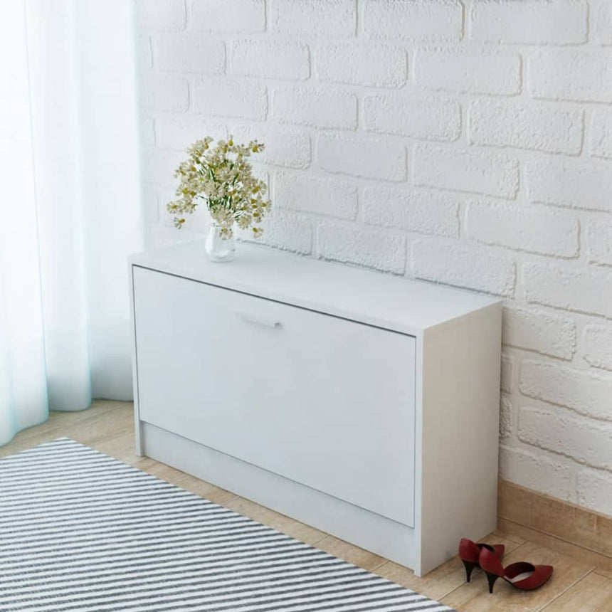 Schoenen Opbergkast 80X24X45 Cm Wit