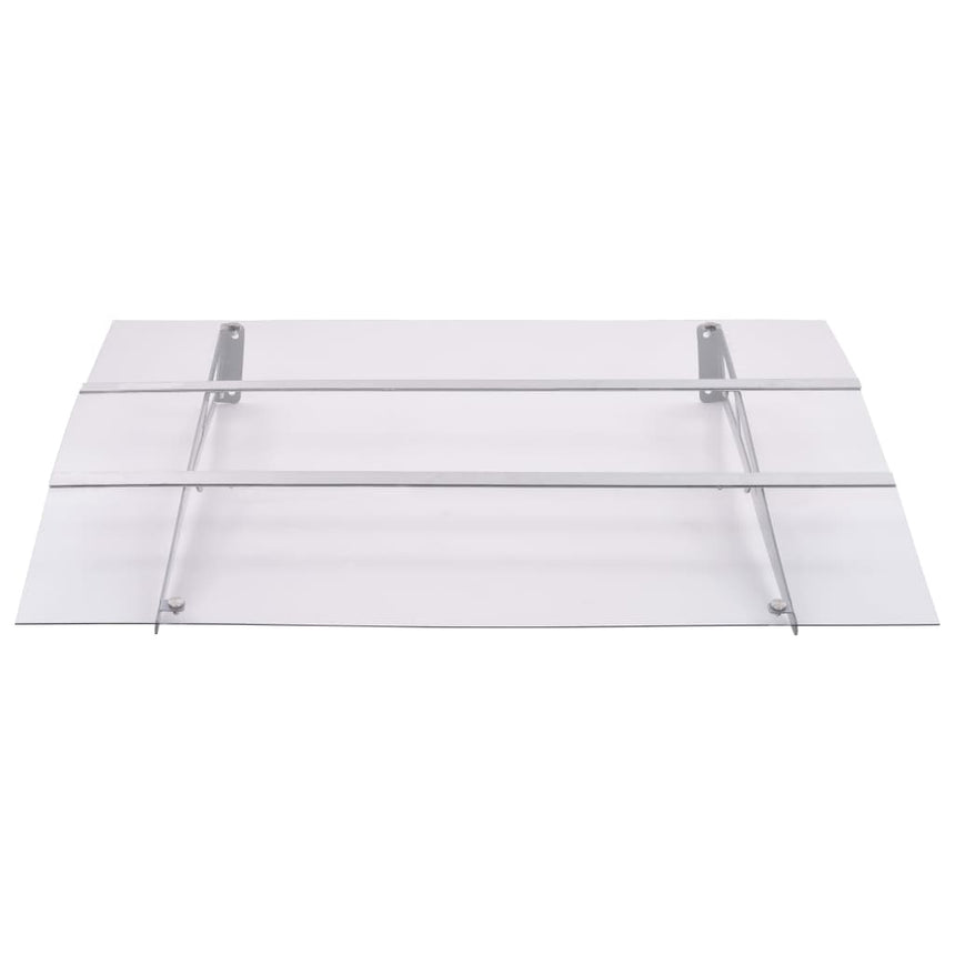 Deurluifel Polycarbonaat Zilverkleurig En Transparant