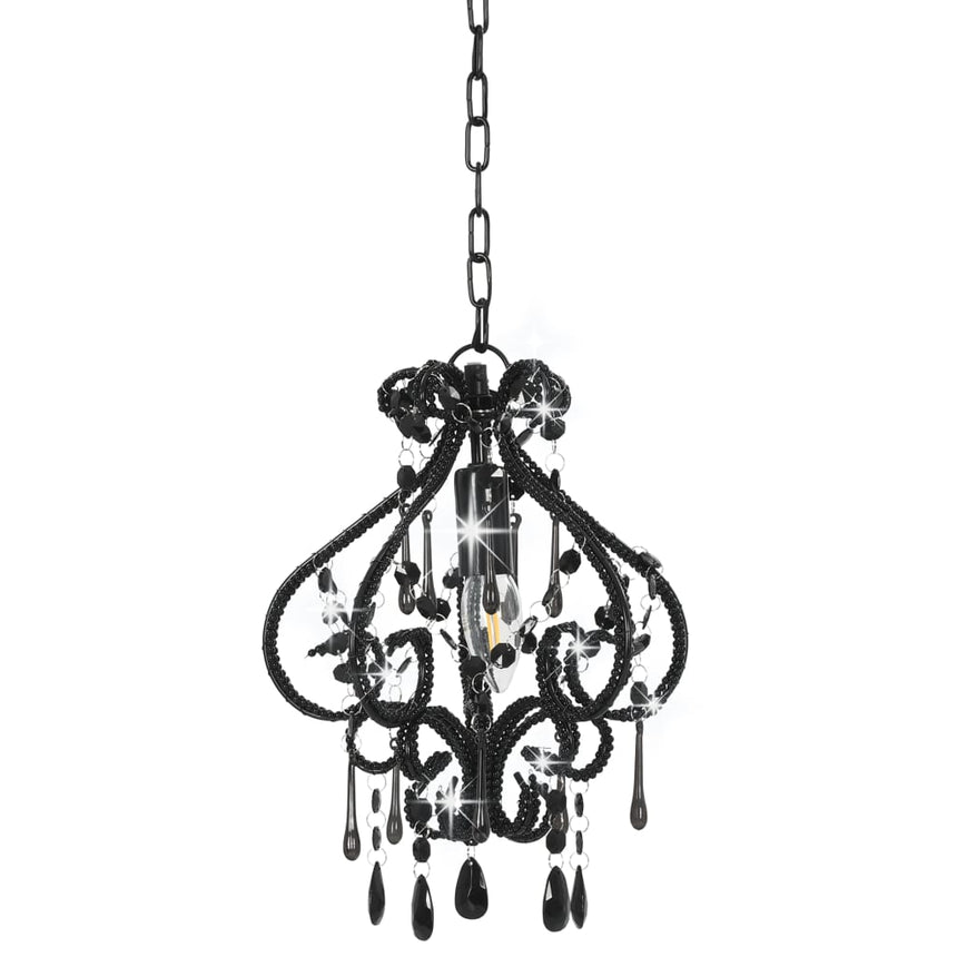 Plafondlamp Met Kralen Rond E14