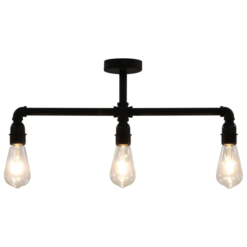 Plafondlamp 3Xe27 Zwart