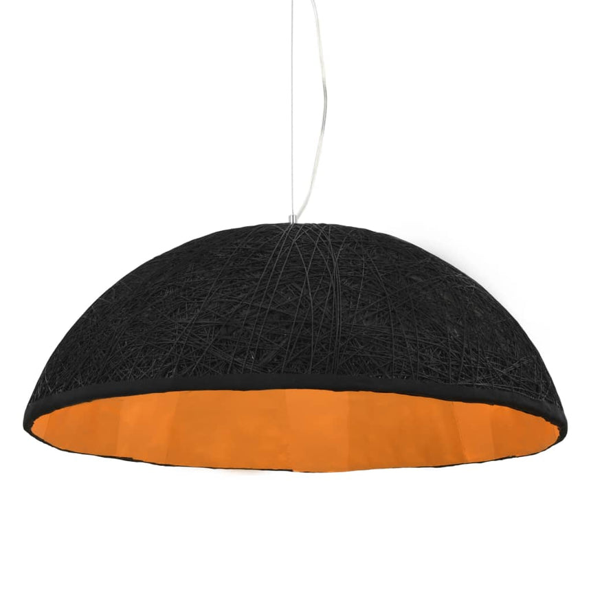 Hanglamp E27 Ø70 Cm Zwart En Goud