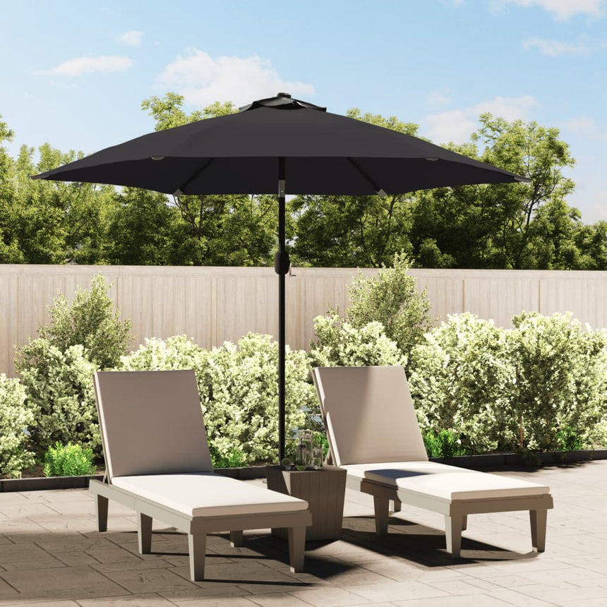 Parasol Met Metalen Paal 300 Cm Blauw
