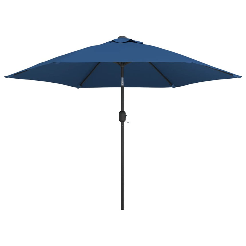Parasol Met Metalen Paal 300 Cm Blauw