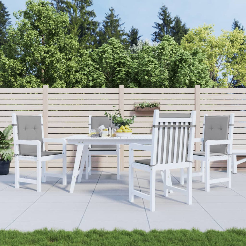 Tuinstoelkussen Lage Rug Oxford Stof Antraciet