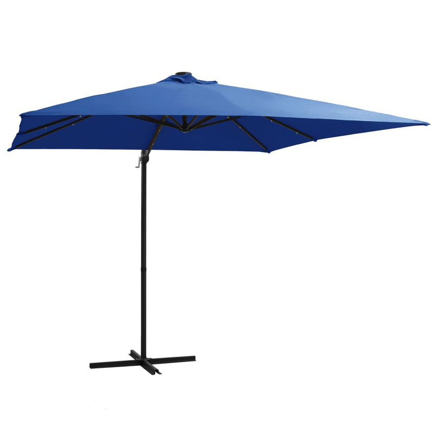 Zweefparasol Met Led En Stalen Paal