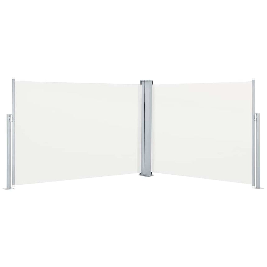 Windscherm Uittrekbaar 100X1000 Cm Crème Rood