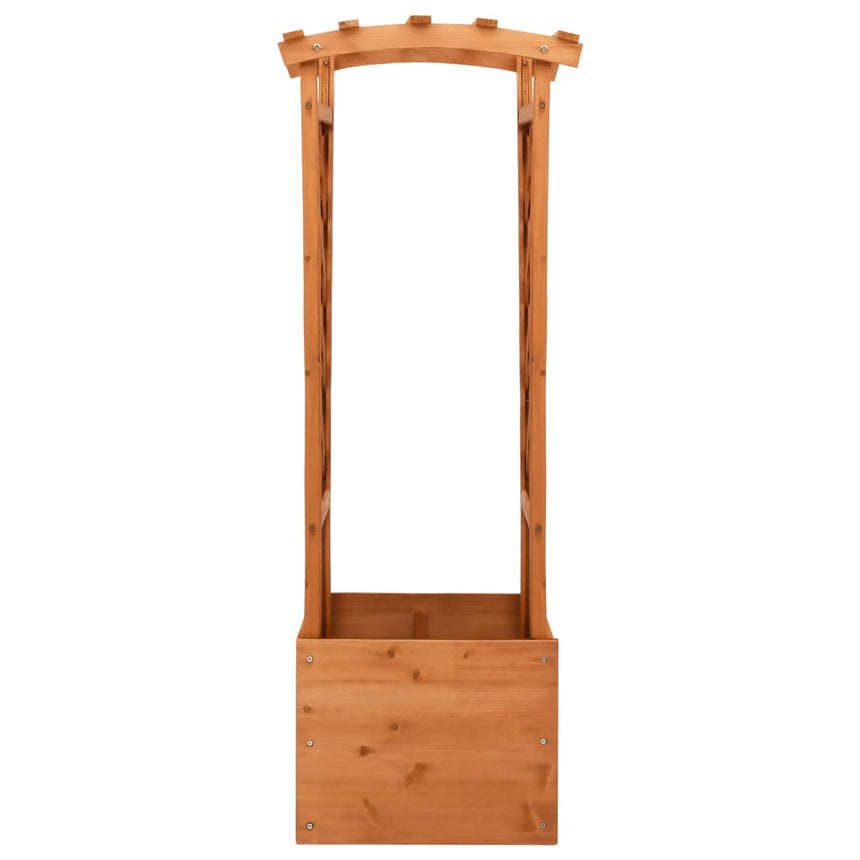 Latwerkplantenbak Met Boog 49X39X130 Cm Vurenhout