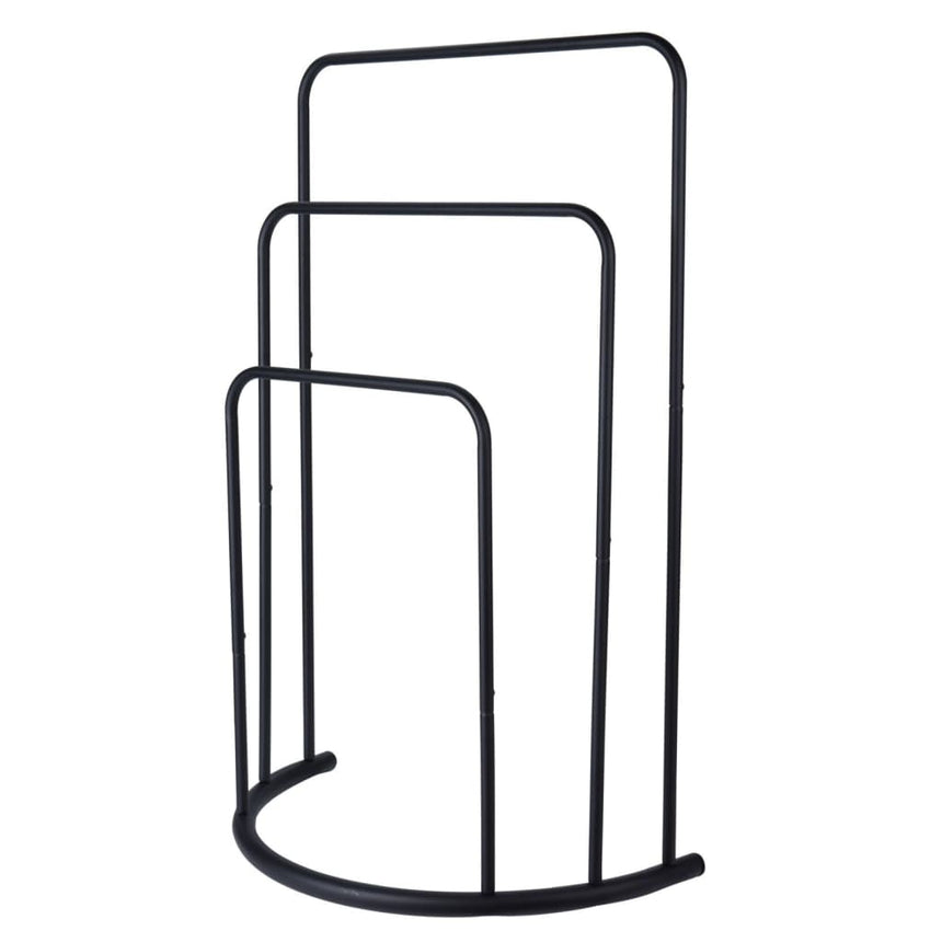 Bathroom Solutions Handdoekenrek Staand 49,5X75 Cm Metaal Zwart Donkerbruin