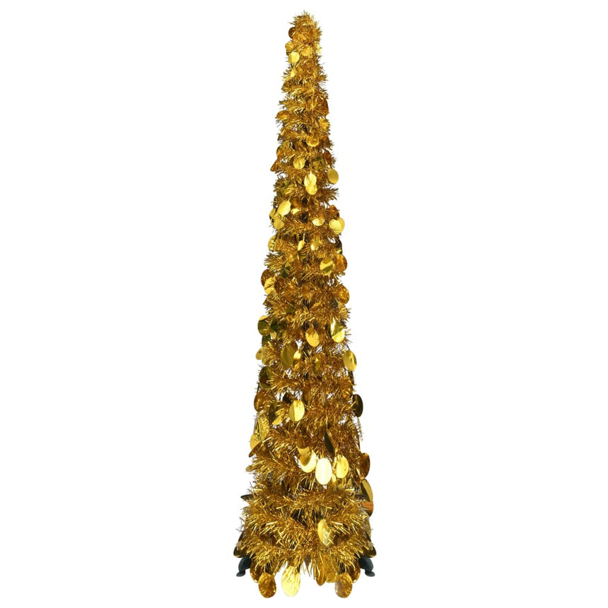 Kunstkerstboom Pop-Up 180 Cm Pet Kleurig Goud