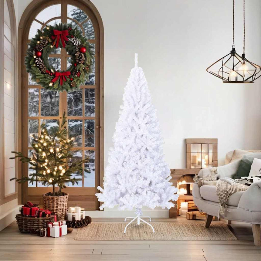 Kunstkerstboom Met Dikke Takken 180 Cm Pvc Wit