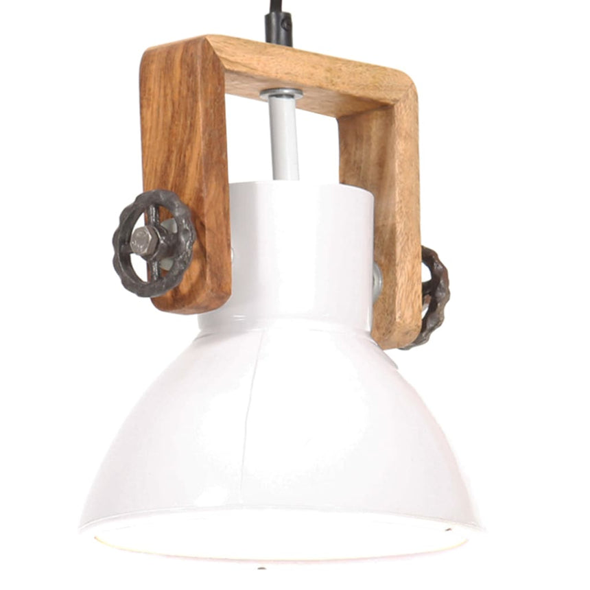 Hanglamp Industrieel Rond 25 W E27 30 Cm Wit