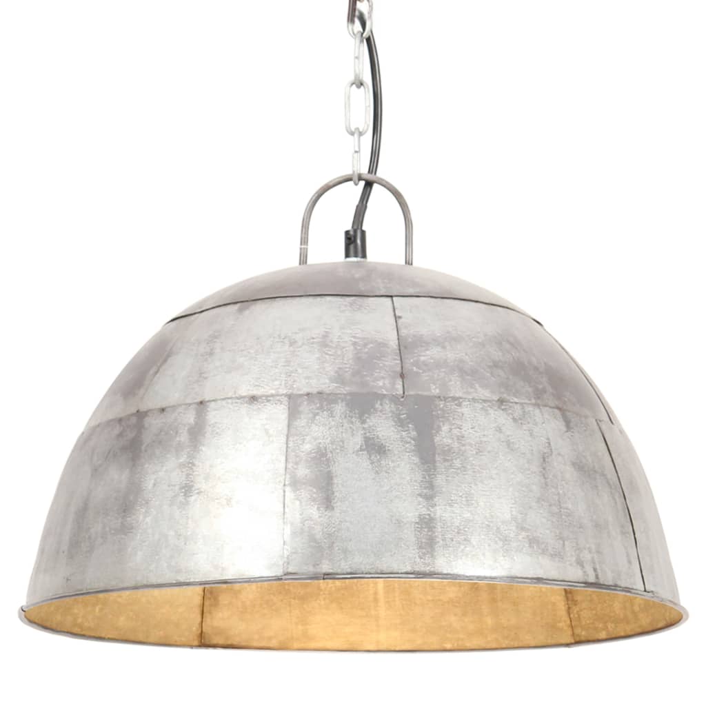 Hanglamp Industrieel Vintage Rond 25 W E27 41 Cm Kleurig Zilver
