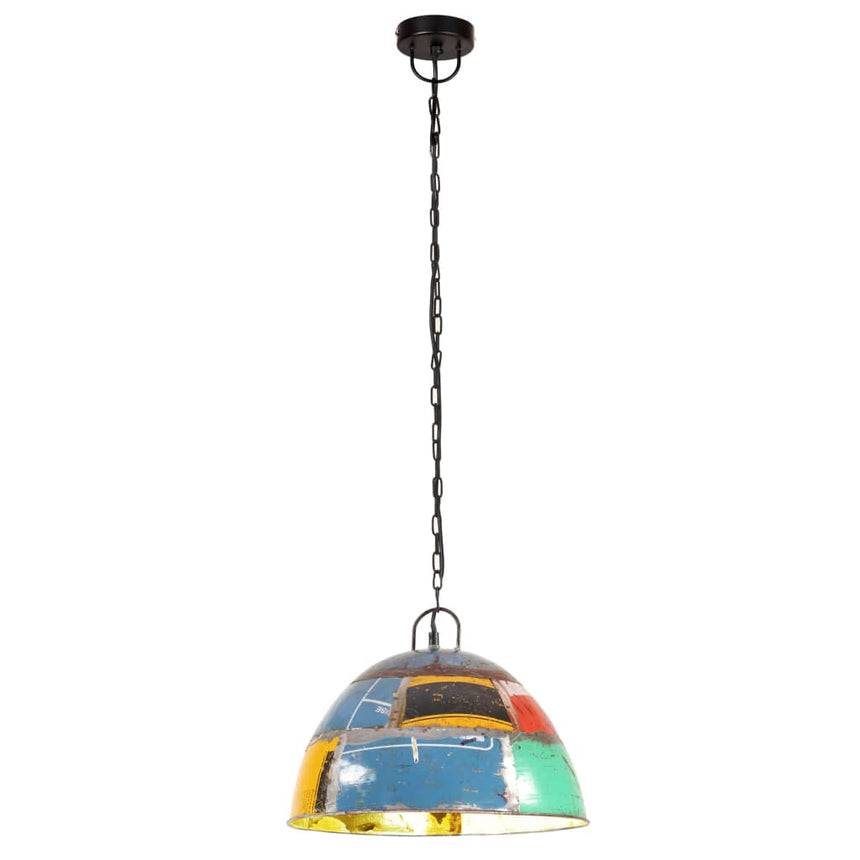 Hanglamp Industrieel Vintage Rond 25 W E27 41 Cm Meerkleurig Zwart
