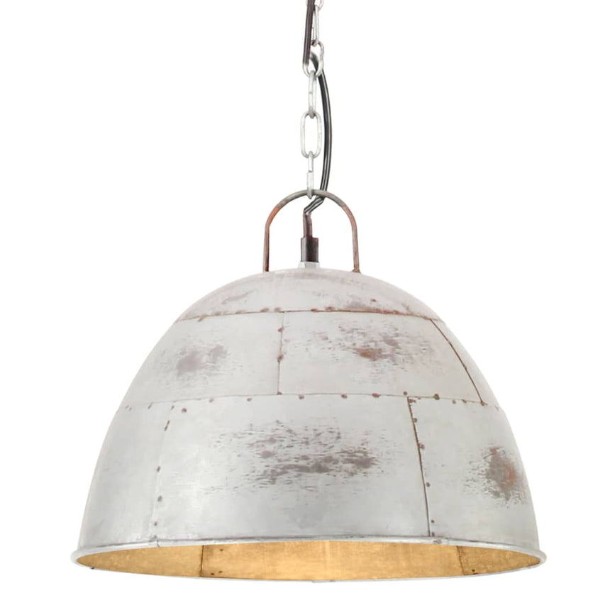Hanglamp Industrieel Vintage Rond 25 W E27 41 Cm Kleurig Zilver