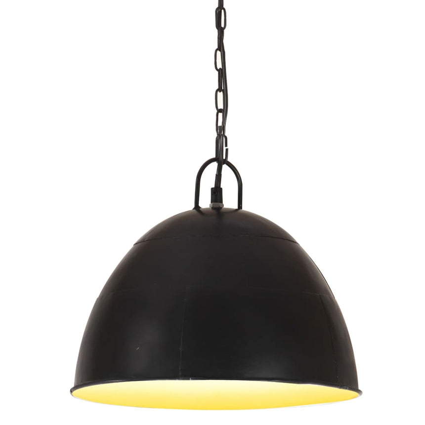 Hanglamp Industrieel Vintage Rond 25 W E27 41 Cm Zwart