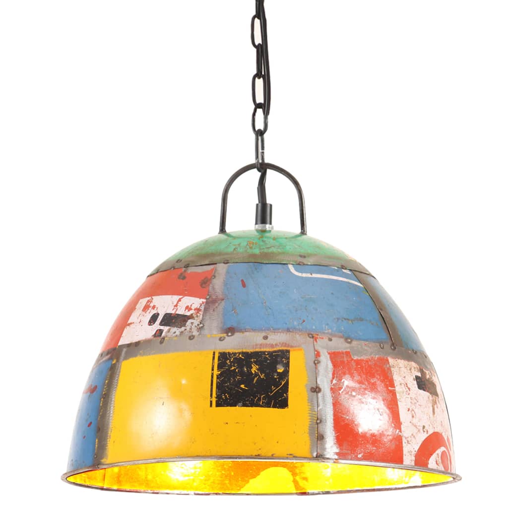 Hanglamp Industrieel Vintage Rond 25 W E27 31 Cm Meerkleurig Multikleur