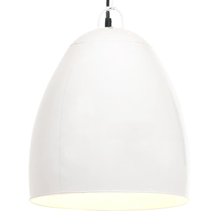 Hanglamp Industrieel Rond 25 W E27 32 Cm Wit