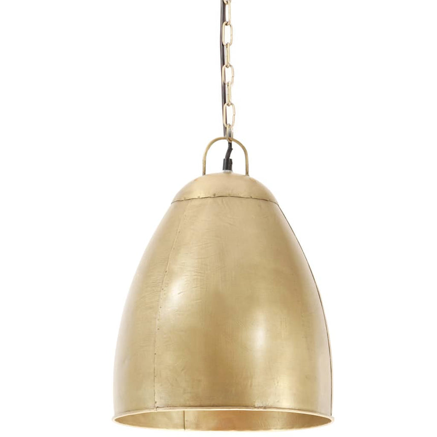 Hanglamp Industrieel Rond 25 W E27 32 Cm Messingkleurig Koper