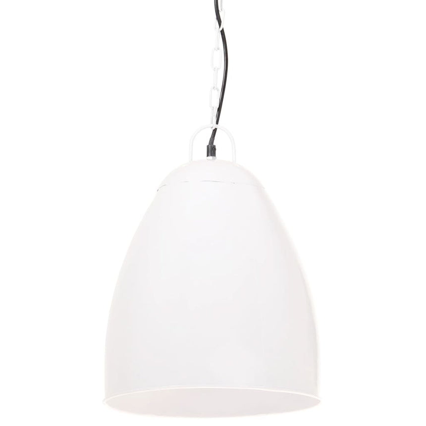 Hanglamp Industrieel Rond 25 W E27 32 Cm Wit