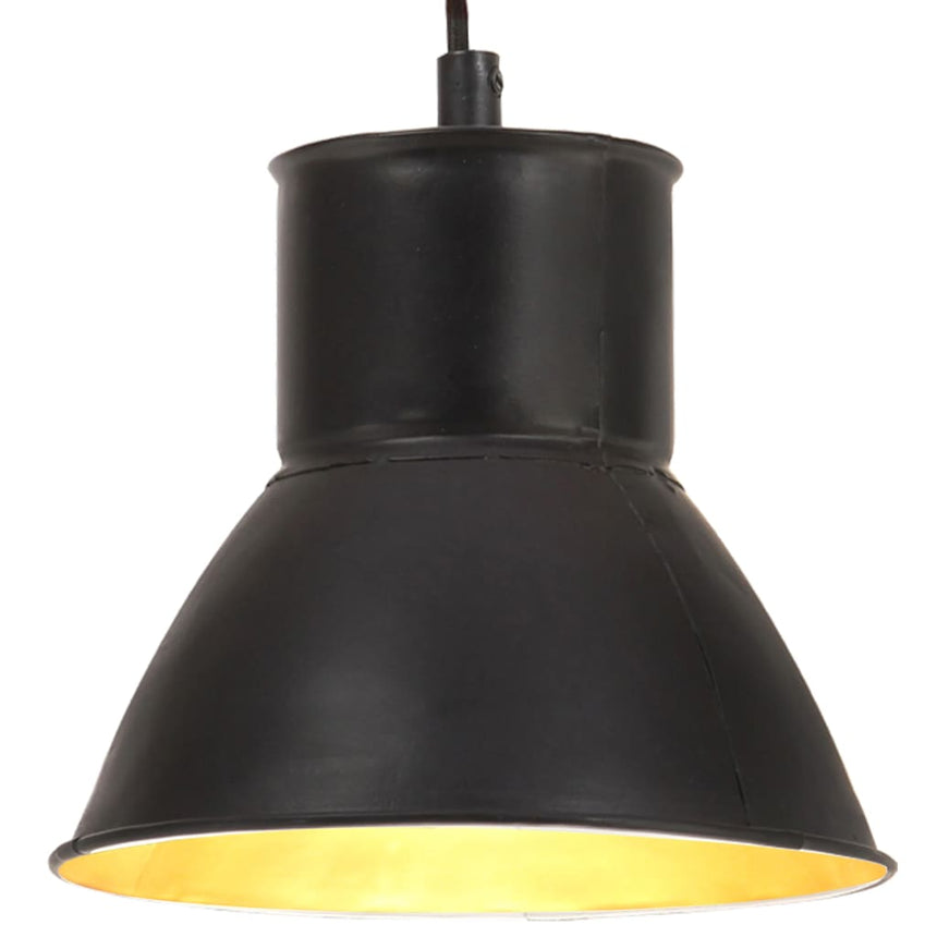 Hanglamp Rond 25 W E27 17 Cm Zwart