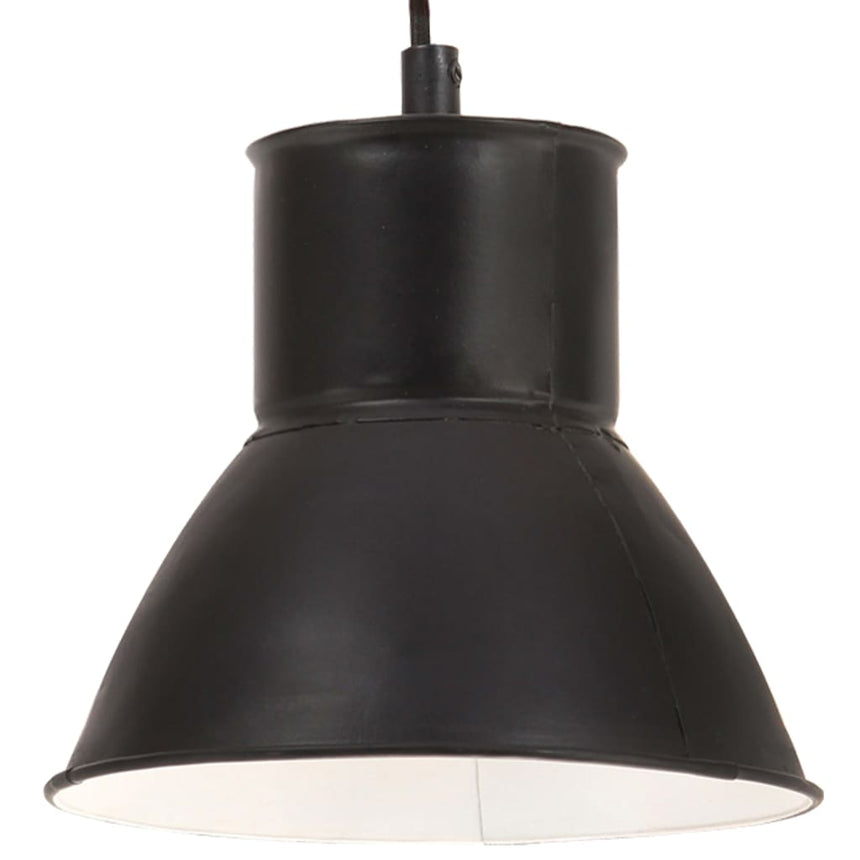 Hanglamp Rond 25 W E27 17 Cm Zwart