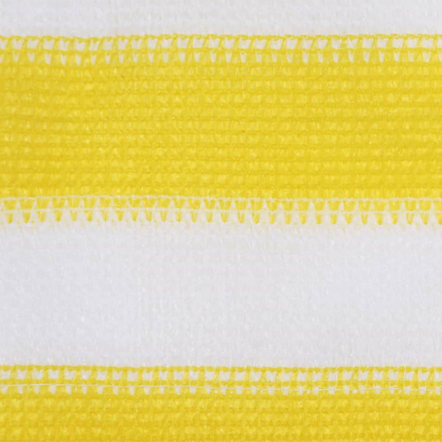 Balkonscherm Hdpe Geel En Wit