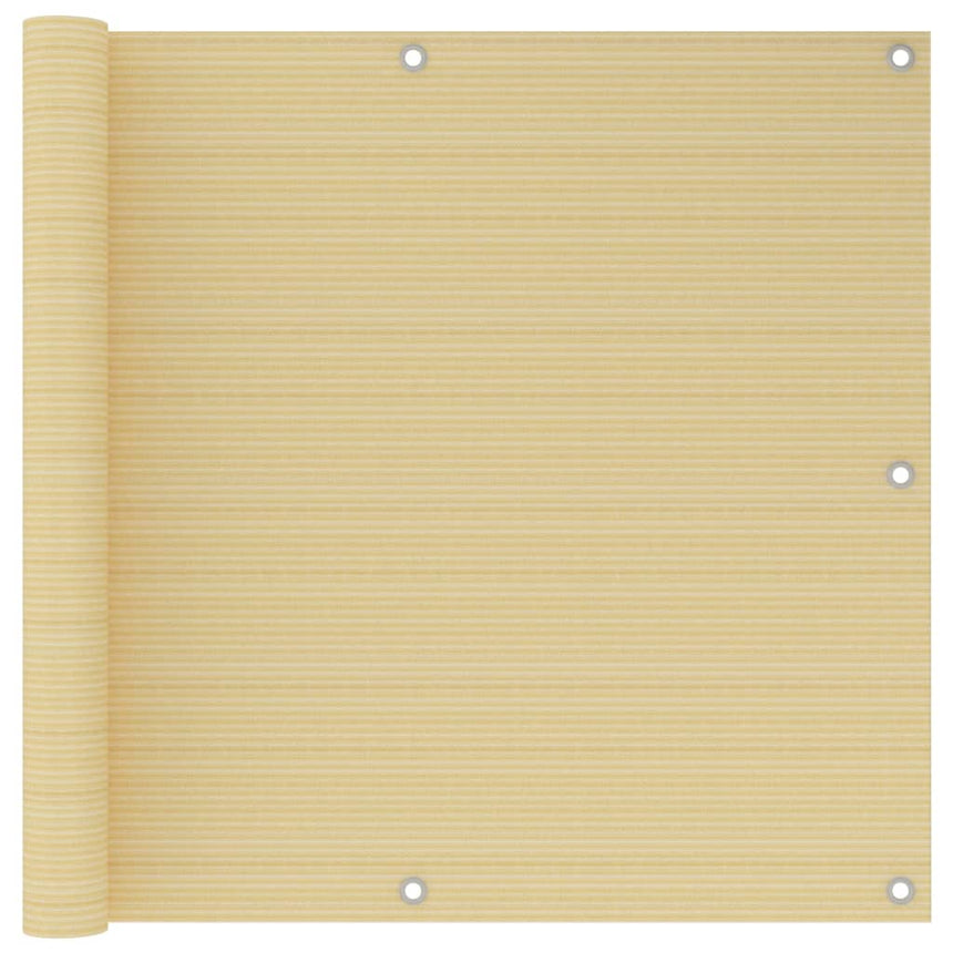 Balkonscherm Hdpe Beige