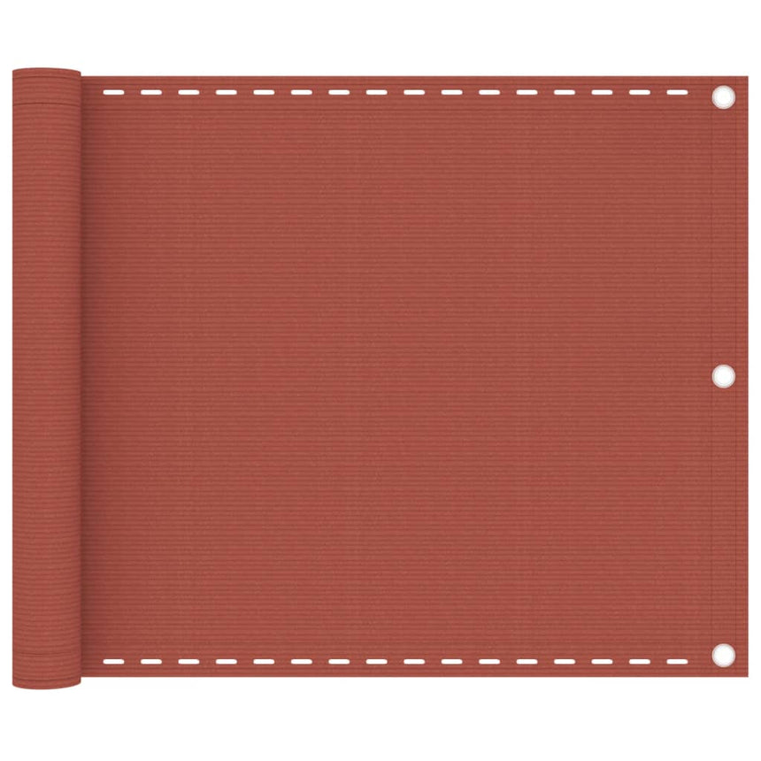 Balkonscherm Hdpe Kleurig Terracotta