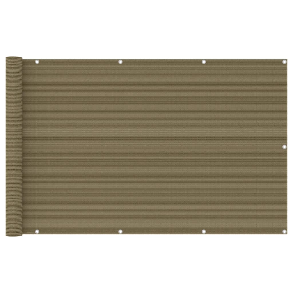 Balkonscherm Hdpe Taupe