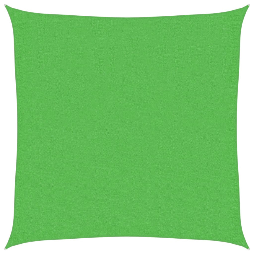 Zonnezeil 160 G/M² 3,6X3,6 M Hdpe Lichtgroen