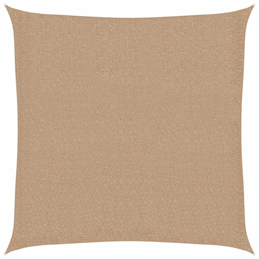 Zonnezeil 160 G/M² 3,6X3,6 M Hdpe Taupe