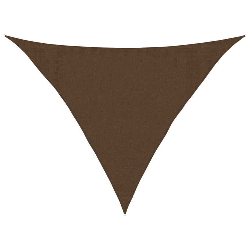 Zonnezeil 160 G/M² 3,5X3,5X4,9 M Hdpe Bruin
