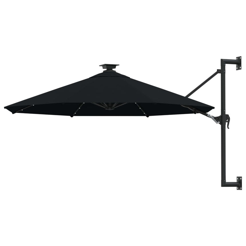 Wandparasol Met Led's 300 Cm Kleurig