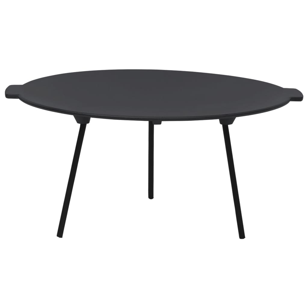 Grillplaat Ø44 Cm Gietijzer Wit En Grijs