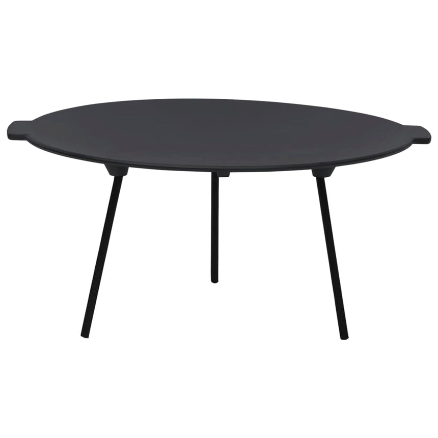 Grillplaat Ø44 Cm Gietijzer Wit En Grijs