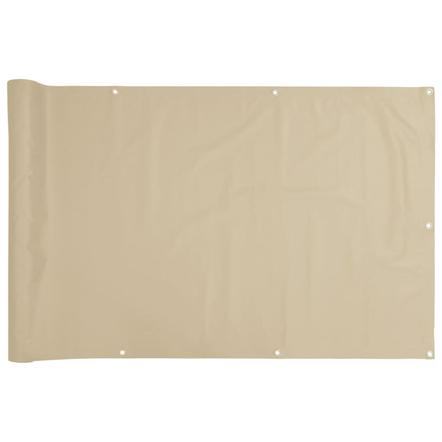 Balkonscherm Oxford Stof Beige