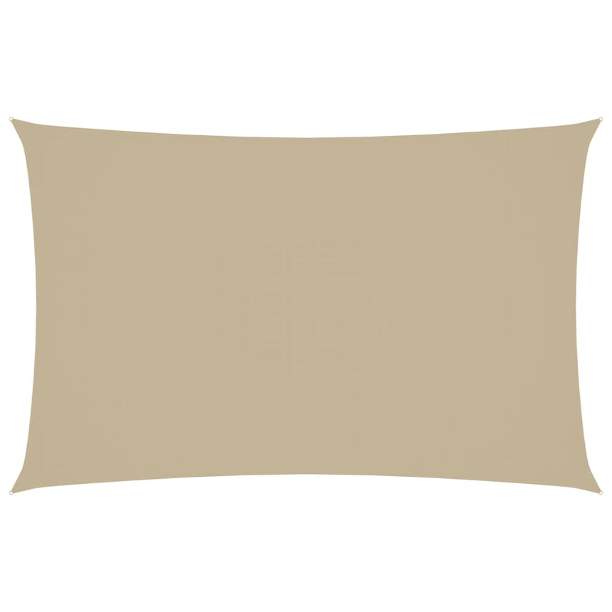 Zonnescherm Rechthoekig Oxford Stof Beige