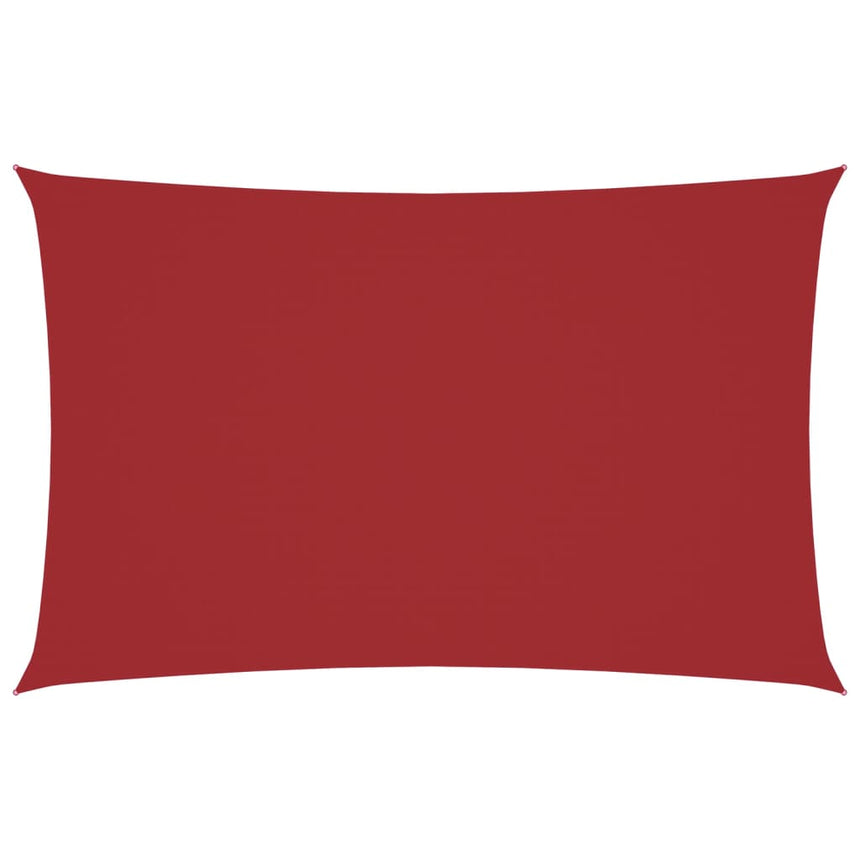 Zonnescherm Rechthoekig 2X4,5 M Oxford Stof Rood