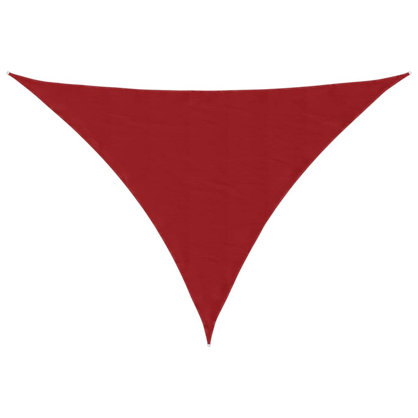 Zonnescherm Driehoekig Oxford Stof Rood