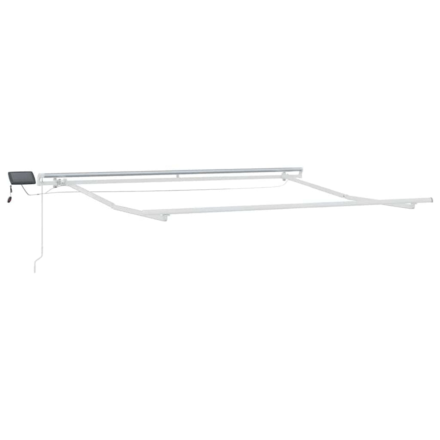 vidaXL Cadre d'auvent Blanc 350 x 250 cm Aluminium