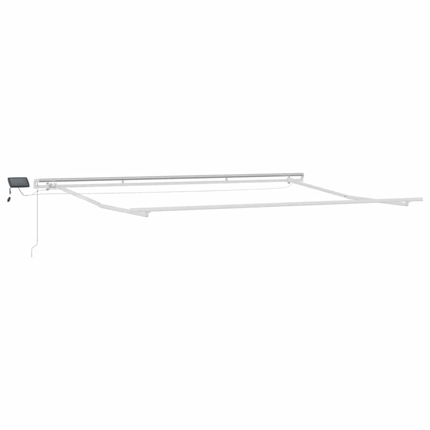 vidaXL Cadre d'auvent Blanc 450 × 300 cm Aluminium