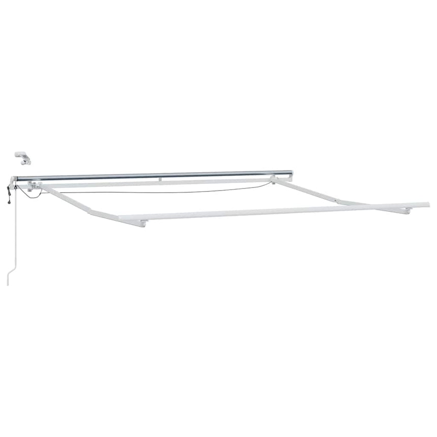 vidaXL Cadre d'auvent Blanc 3 x 2,5 m Aluminium