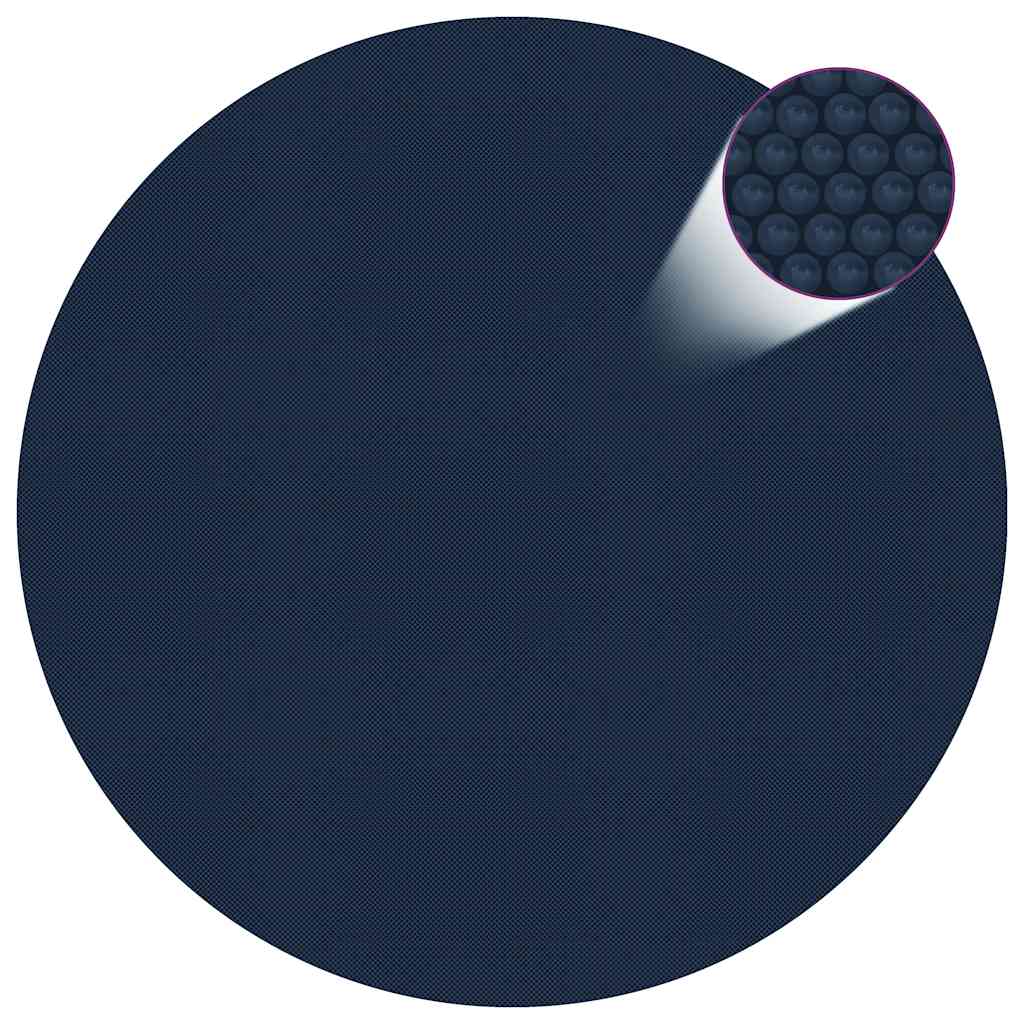 Zwembadfolie Solar Drijvend 356 Cm Pe Zwart En Blauw