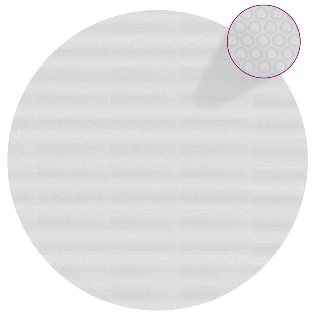 Zwembadfolie Solar Drijvend 455 Cm Pe Grijs Grijs