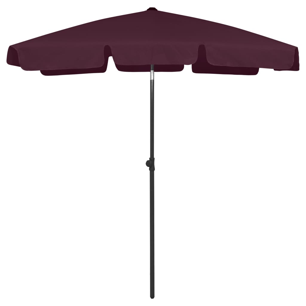 Strandparasol 180X120 Cm Bordeauxrood
