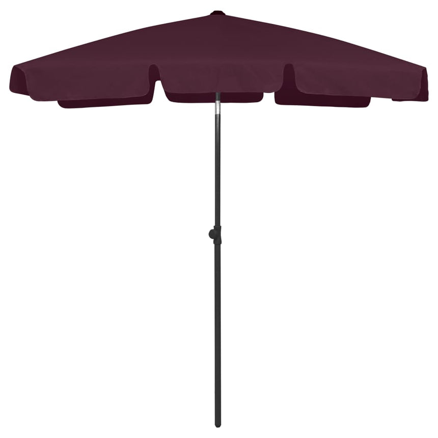 Strandparasol 180X120 Cm Bordeauxrood