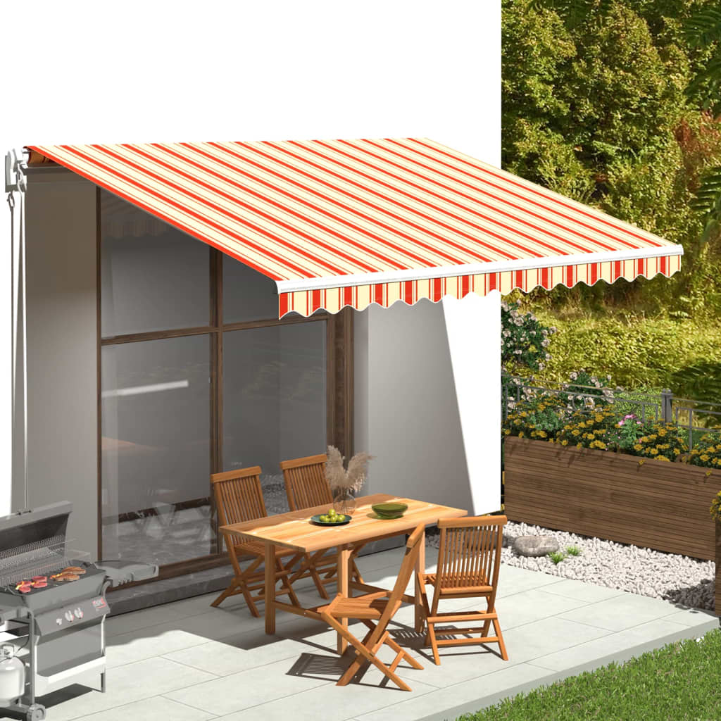 Vervangingsdoek Voor Luifel 4,5X3 M Geel En Oranje Multikleur