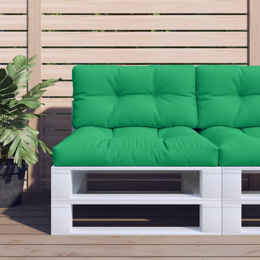 Palletkussen 80X40X12 Cm Stof Groen