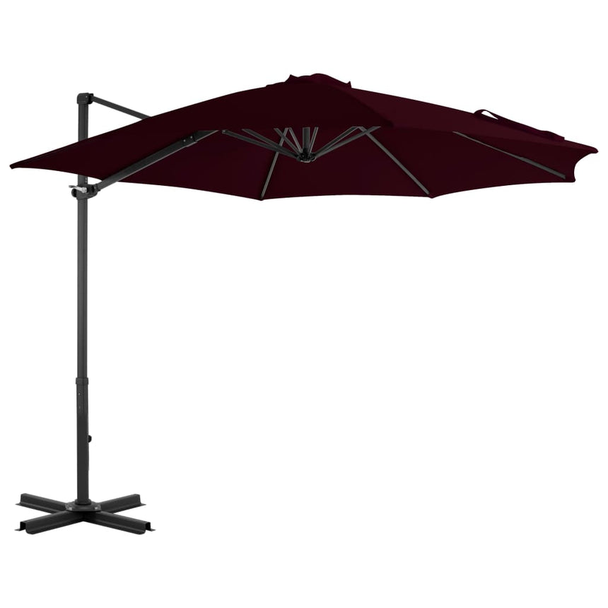 Zweefparasol Met Aluminium Paal 300 Cm Kleurig