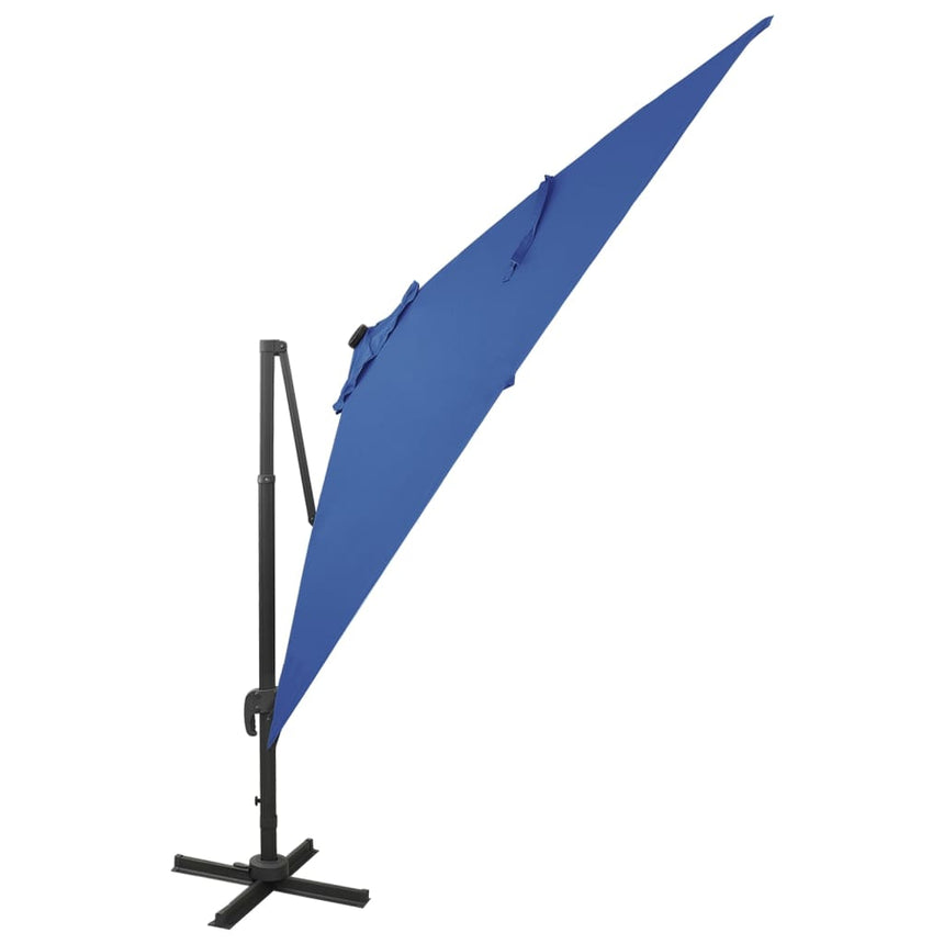 Zweefparasol Met Paal En Led-Verlichting 300 Cm